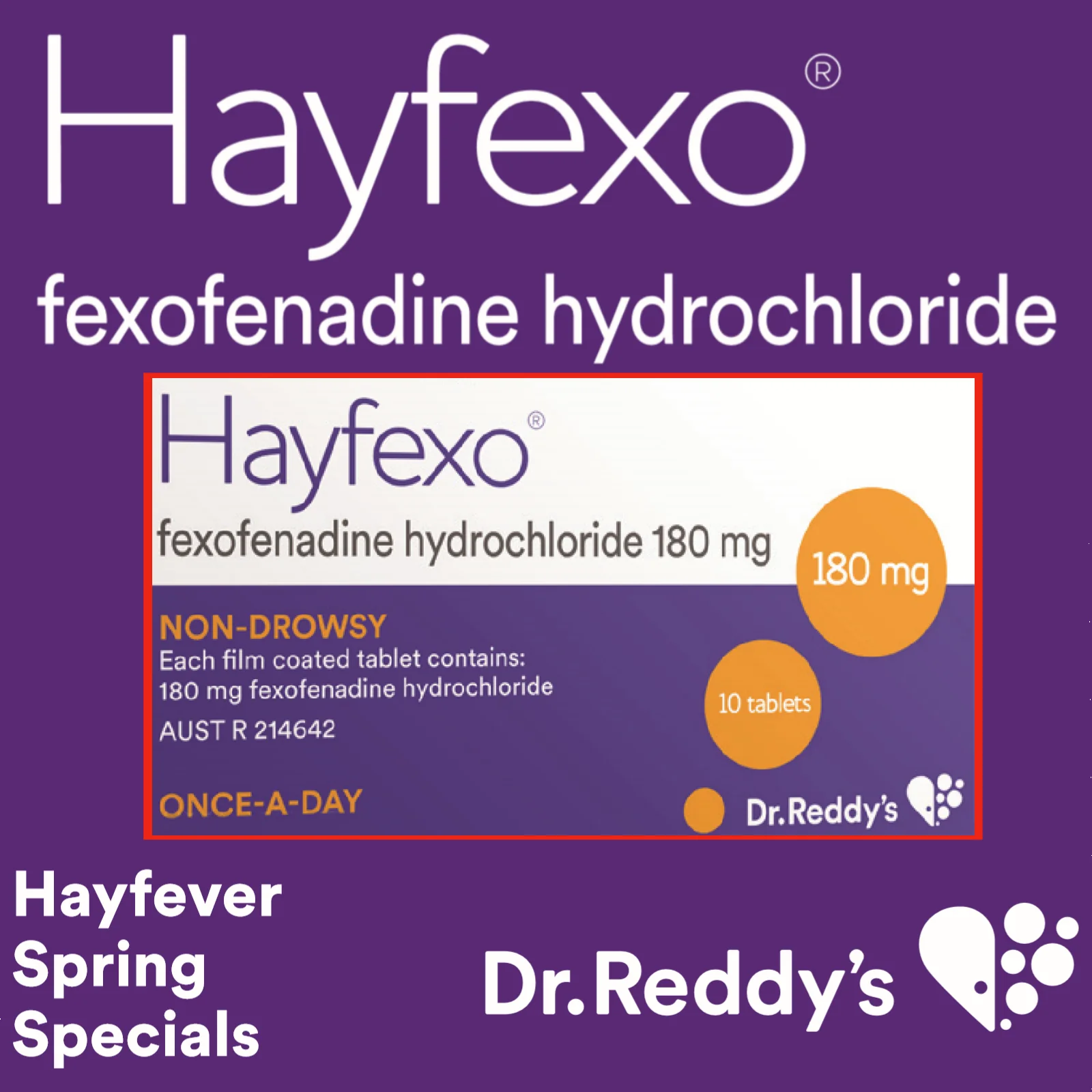 70x Hayfexo Fexofenadine Hydrochloride + 70x Cetrine Cetirizine Combo - Image 4